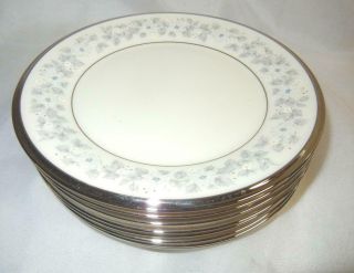 (8) 10 3/4 " Lenox China Windsong Dinner Plates
