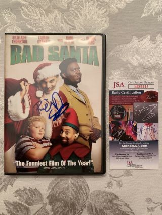 Billy Bob Thornton Autographed Signed Bad Santa Dvd Cover Jsa