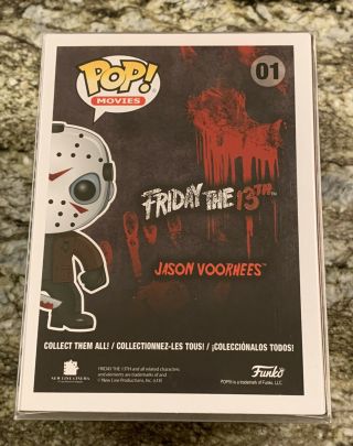 Tom Savini SIGNED Jason Funko Pop Toy 01 Friday the 13th JSA EXACT PROOF C 3