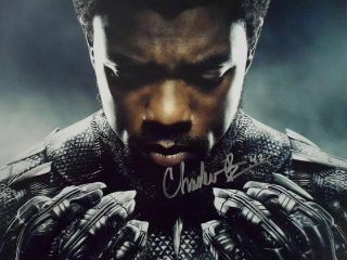 Chadwick Boseman Signed 8x10 Photo Picture Autographed Pic " T 