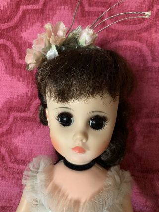 VINTAGE Madame Alexander ELISE Ballerina Doll 17” Brunette With Brown Eyes 2