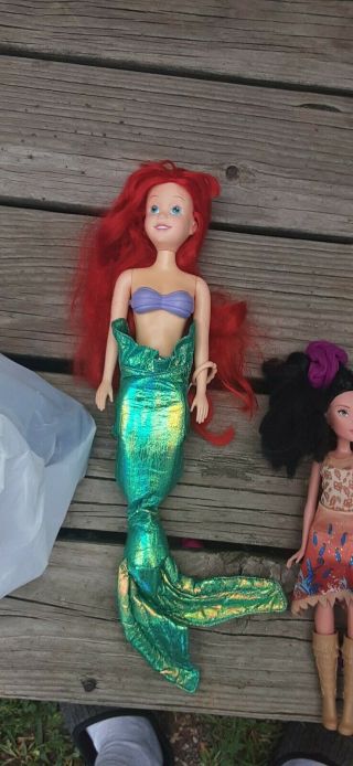 Vintage Tyco Disney The Little Mermaid - Pull String Talking Ariel 18 Inches