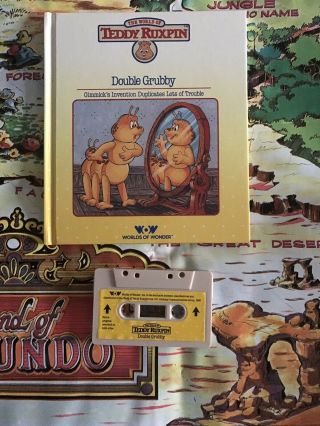 Teddy Ruxpin - Double Grubby - Book And Tape