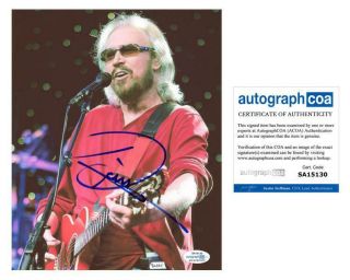 Barry Gibb " The Bee Gees " Autograph Signed 8x10 Photo D Acoa