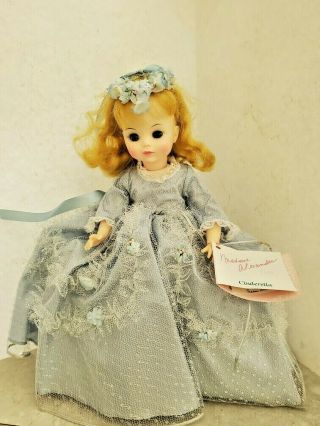 Vintage Madame Alexander 13” Doll 1548 Cinderella With Hang Tag Box