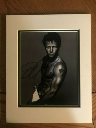 Jon Bon Jovi Sexy Signed 8x10 Photo.  Rock Superstar Matted.  Hof