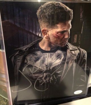 Jon Bernthal Punisher Walking Dead Autographed Auto Signed 8x10 Photo Jsa