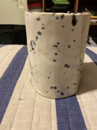 Hand Thrown Artisan Pottery Coffee Cup/Mug Glaze Blue Purple 2