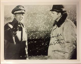 Airport: Burt Lancaster Autographed 8x10 Movie Still.  Includes.