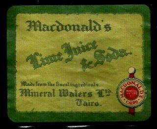 Egypt 1945 Collectables Old Label Macdonald 