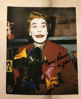 Cesar Romero Hand Signed Autograph 8x10 Photo Batman Joker