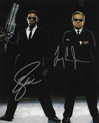 Will Smith & Tommy Lee Jones " Men In Black " 8x10 Signed Photo Holo