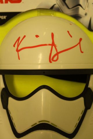 KEVIN SMITH AUTOGRAPH SIGNED STAR WARS Stormtrooper Storm Trooper MASK 3