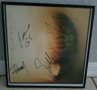 Signed Autograph Godsmack Faceless Framed Album Art