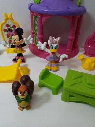 Fisher Price Disney Minnie Magical Bow Sweet Home Garden Picnic Daisy 3