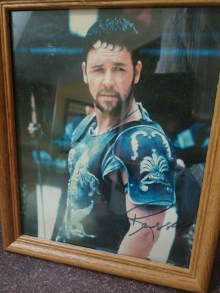 Russell Crowe In Gladiator Autographed 8x10 Photo