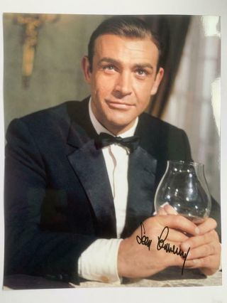 Sean Connery James Bond,  007 Signed 8x10 Photo Autograph