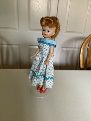 Vintage Vogue Jill Doll 10” 1957 Redhead With Shoes,  2 Untagged Dresses