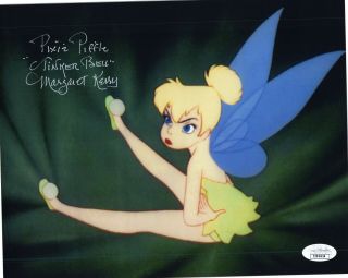 Margaret Kerry Authentic Hand - Signed " Tinker Bell Peter Pan " 8x10 Photo Jsa