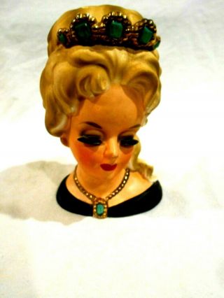 Vintage 1964 Inarco Japan Head Vase - Lady Aileen E - 1756 5 1/2 "