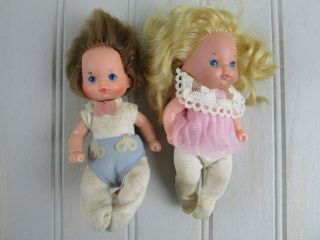 Barbie Kelly And Tommy Vintage Dolls 1976 Mattel Heart Family?