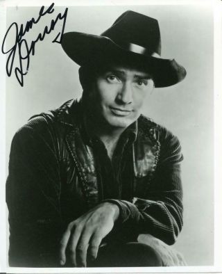 James Drury Autograph Actor The Virginian Signed Photo