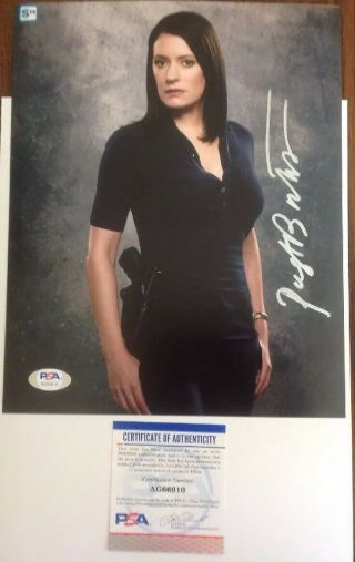 Paget Brewster Criminal Minds Hand Signed Psa/dna Authenticated 8x10 Photo
