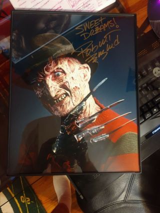 Robert Englund Signed/autographed Nightmare On Elm Street Freddy Krueger 11x14