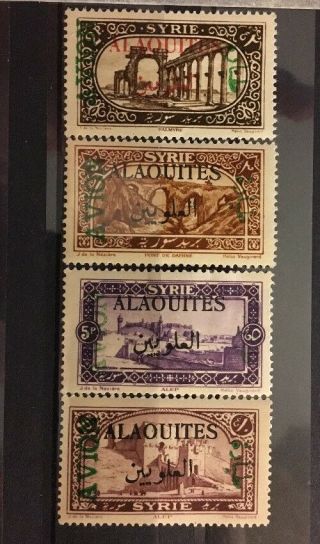 Alaouties 1925 Mh C5 - C8 (full Set Of 4stamps)