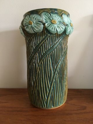 Laurell Pottery Studio Art Vase Arts Crafts Antique Newcomb Style