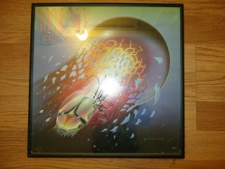 Vintage Framed Journey Escape Vinyl Record - Signed By Neal Schon ?