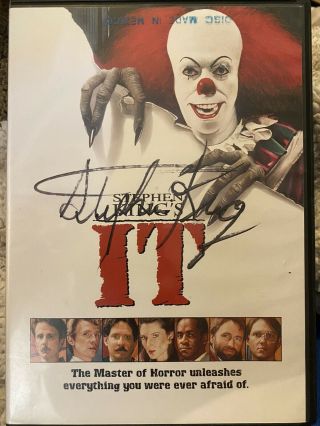 It Dvd Signed By Stephen King.