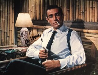 Sean Connery Signed Autographed 8.  5x11 Photo,