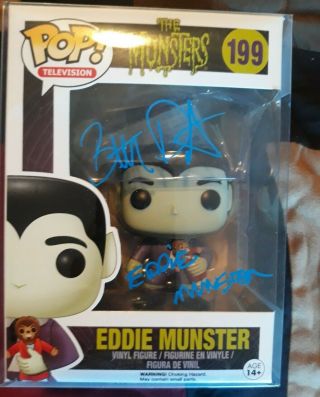 Butch Patrick Signed " Eddie Munster " Funko Pop Autograph The Munsters Jsa