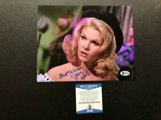 Jean Hale Hot Signed Autographed Classic Sexy 8x10 Photo Beckett Bas