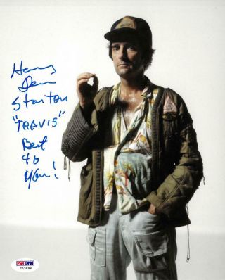 Harry Dean Stanton Signed Alien Authentic Autographed 8x10 Photo Psa/dna Z53699