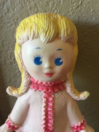 Vintage Sun Rubber CO Girl Doll 8 - 1/2 