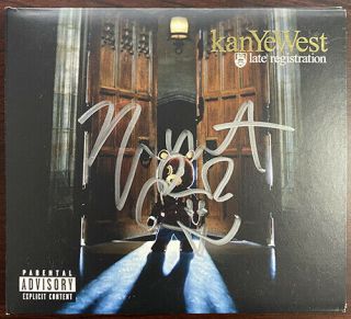 Kanye West Late Registration Cd Signed Autographed