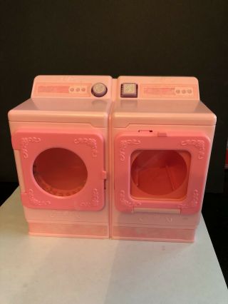 1990 Barbie Sweet Roses Washer Dryer
