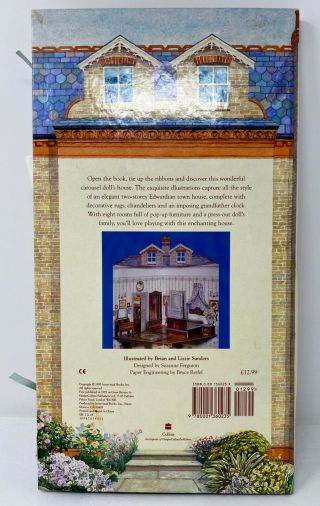 Edwardian Doll House Pop Up Book Three - Dimensional Play House 1995 1st Edition 3