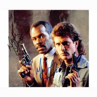 Mel Gibson & Danny Glover - Lethal (64535) - Autographed In Person 8x10 W/