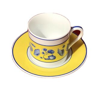 Lynn Chase Costa Azzurra Demitasse (espresso) Cup And Saucer