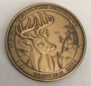 North American Hunting Club Nahc Big Game Whitetail Deer Coin Medal Nra