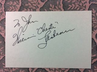 William Lanteau - On Golden Pond - The Twilight Zone - Newhart - Autographed 1989