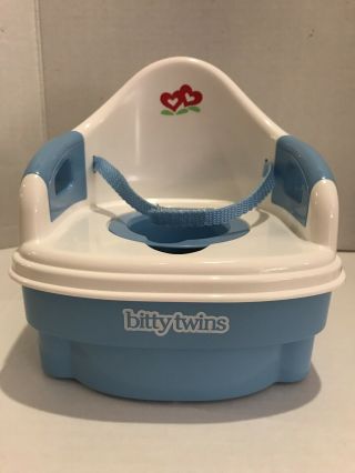 American Girl Bitty Twins Baby Toilet Potty Chair Chimes Sound Speaker Ta - Da