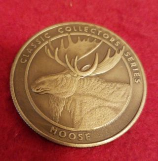 Nra National Rifle Association Classic Collectors Series Moose Medal Token Coin