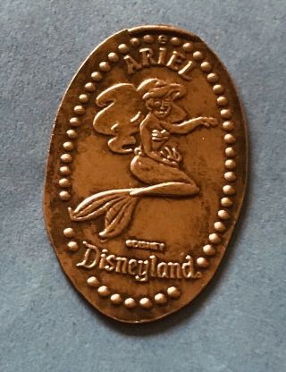 Disney Ariel Little Mermaid Disneyland Elongated Pressed Retired Penny