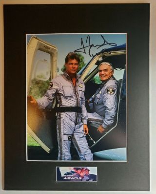 Jan Michael Vincent Authentic Signed 11x14 Custom Matted Photo W/coa Airwolf A