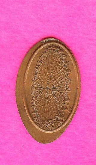 London Eye River Thames In London Foreign Elongated Pressed Penny Coin