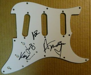 Autographed The Interrupters Guitar Pick Guard Signed By All 4 Members Aimee,